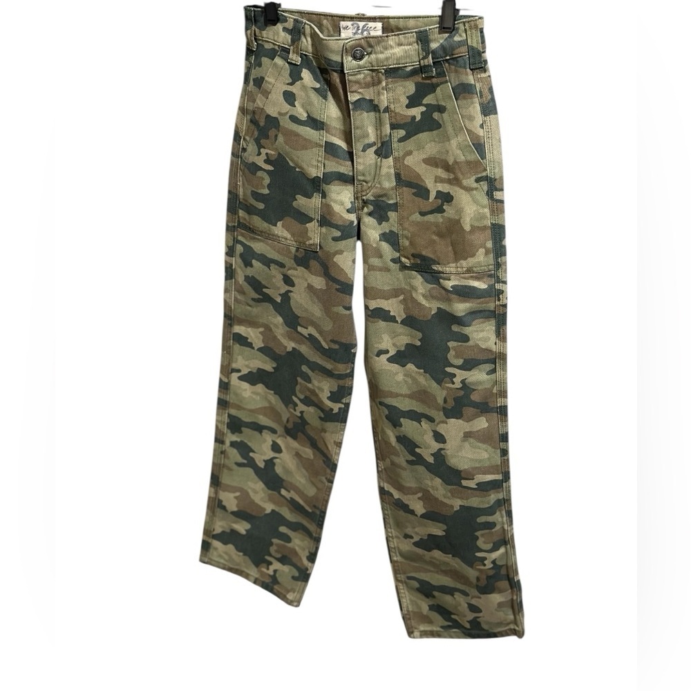 We The FREE REMY CAMO PANTS Size 26